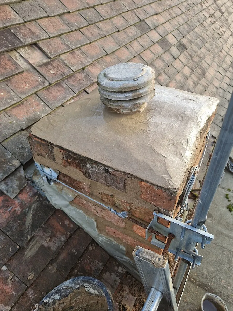Lead flashing and valley work
